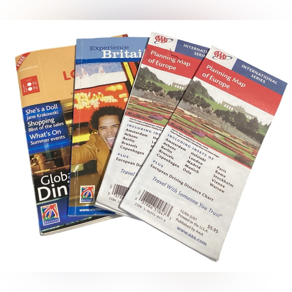 AAA Planning Maps Europe 3/07 (2) - Experience Britain‎ 04’ & London Planner 05’